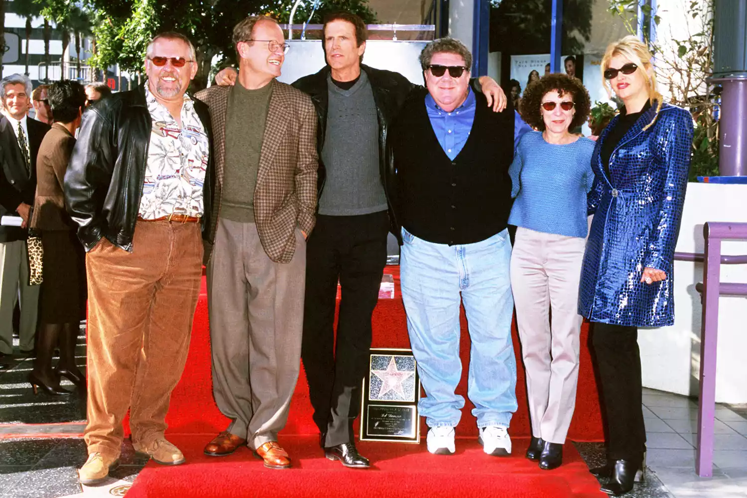 Ted Danson Honored with a Star on the Hollywood Walk of Fame John Ratzenberger, Kelsey Grammer, Ted Danson, George Wendt, Rhea Perlman and Kirstie Alley of Cheers Ted Danson Honored with a Star on the Hollywood Walk of Fame John Ratzenberger, Kelsey Grammer, Ted Danson, George Wendt, Rhea Perlman and Kirstie Alley of Cheers